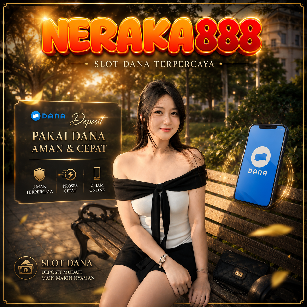 Thumbnail 1 of 3, Poster, NERAKA888 ㉦ Platform Slot Dana Paling Dahsyat Serta Akurat Sebagai Penghasil Cuan Terbaik Untuk Saat Ini designed and sold by NERAKA888.